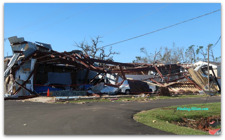 Panama City after Hurricane Michael Antique Car Warehouse