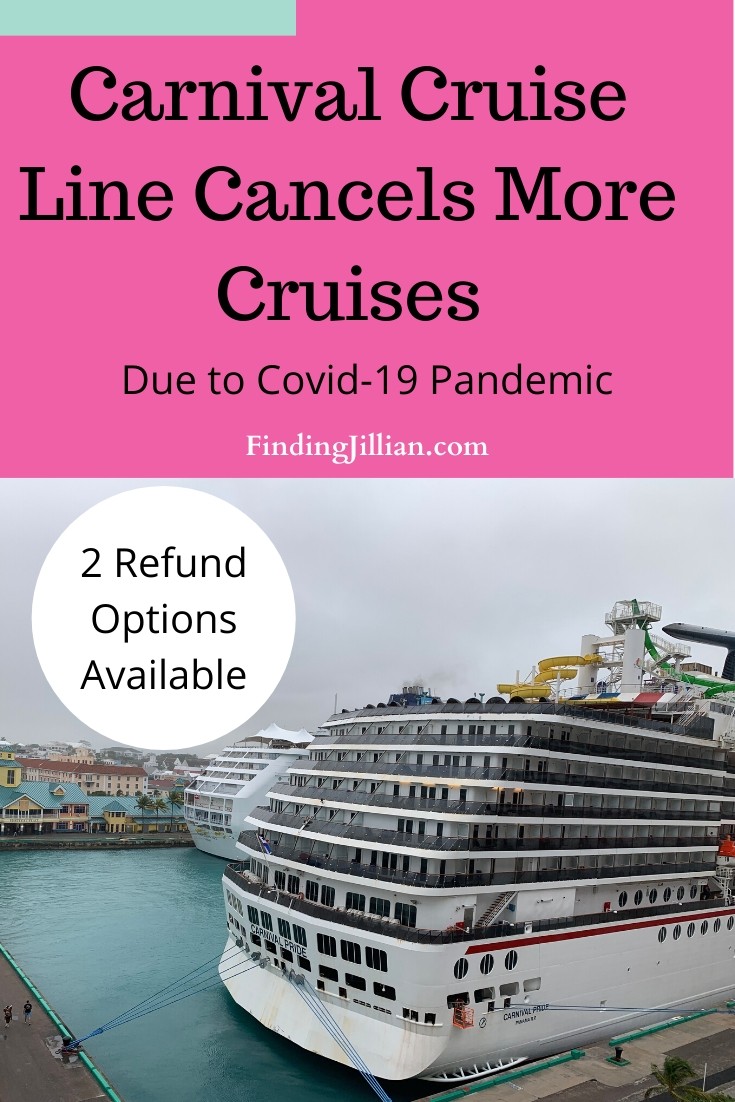 Carnival Cruise Line Cancels Additional Sailings - Officially through