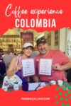 Coffee Experience Colombia husband and wife with certificates