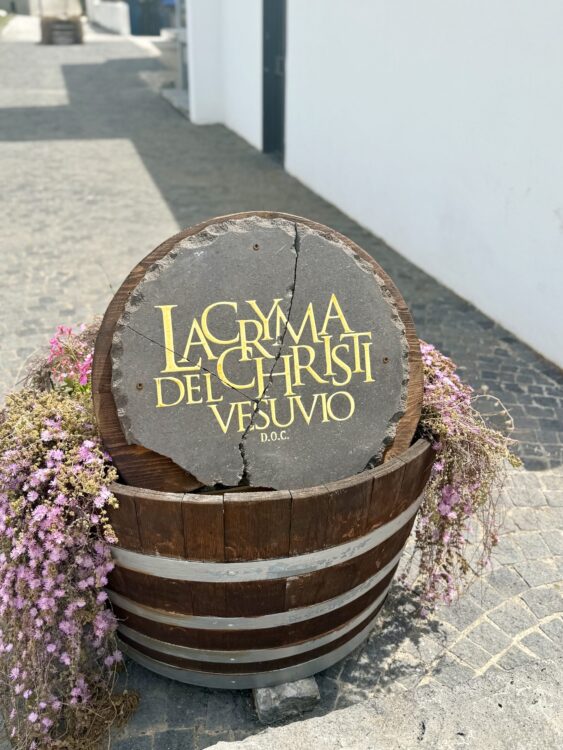 image of Lacryma Del Christi Vesuivio wine barrel
