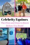 collage pinterest image for Celebrity Equinox Review