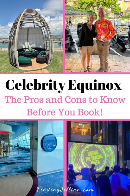 collage pinterest image for Celebrity Equinox Review