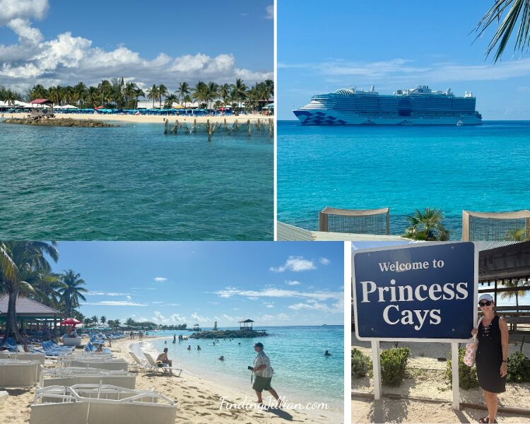collage image of four from Princess Cays